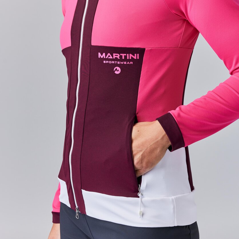 Martini Sportswear - ALPMATE Midlayer Jacket W - Midlayers in skylight-true navy-white - product.alttext.Detail 3 - Women