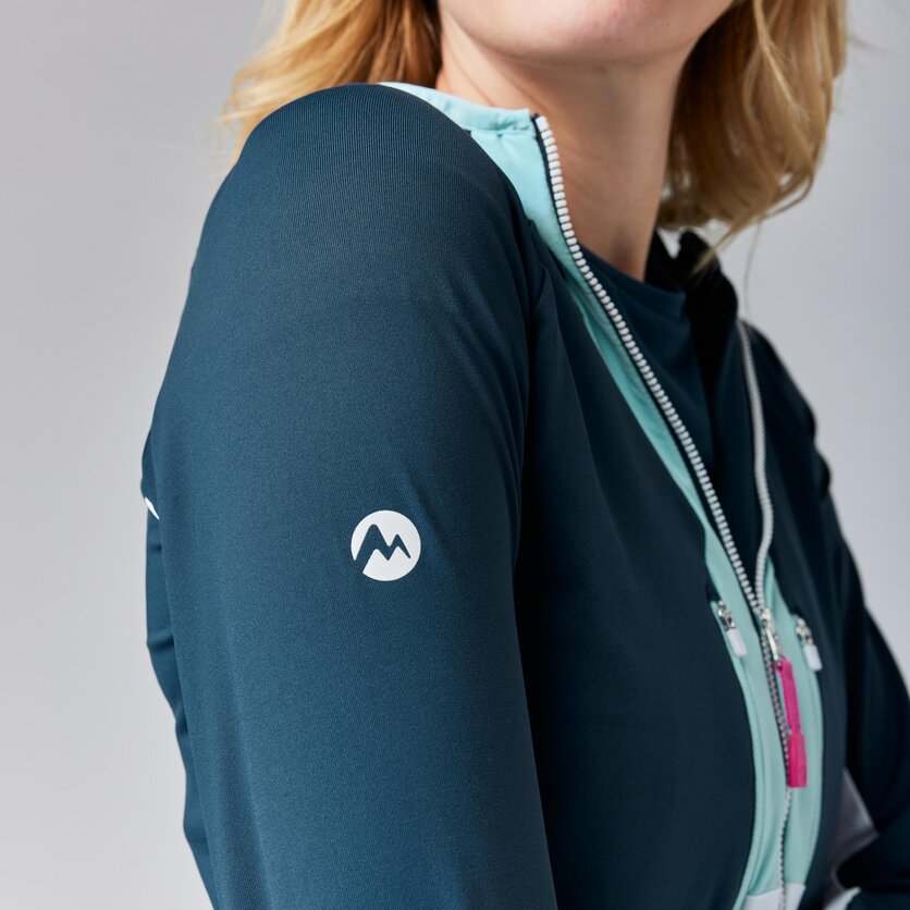 Martini Sportswear - HILLCLIMB Midlayer Jacket W - Midlayers in mosstone-white-greenery - Detail 5 - Women