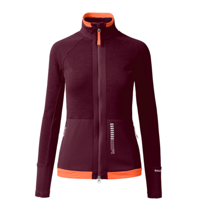 Martini Sportswear - TREKTECH Midlayer Jacket W - Midlayers in fairy tale-mango - front view - Women