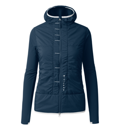 Martini Sportswear - HILLCLIMB Hybrid Jacket G-Loft® W  - Hybrid jackets in true navy - front view - Women