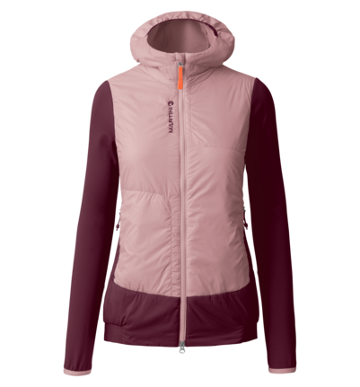 Martini Sportswear - ALPMATE Hybrid Jacket G-Loft® W - Giacche ibride in wild rose-fairy tale - vista frontale - Donna