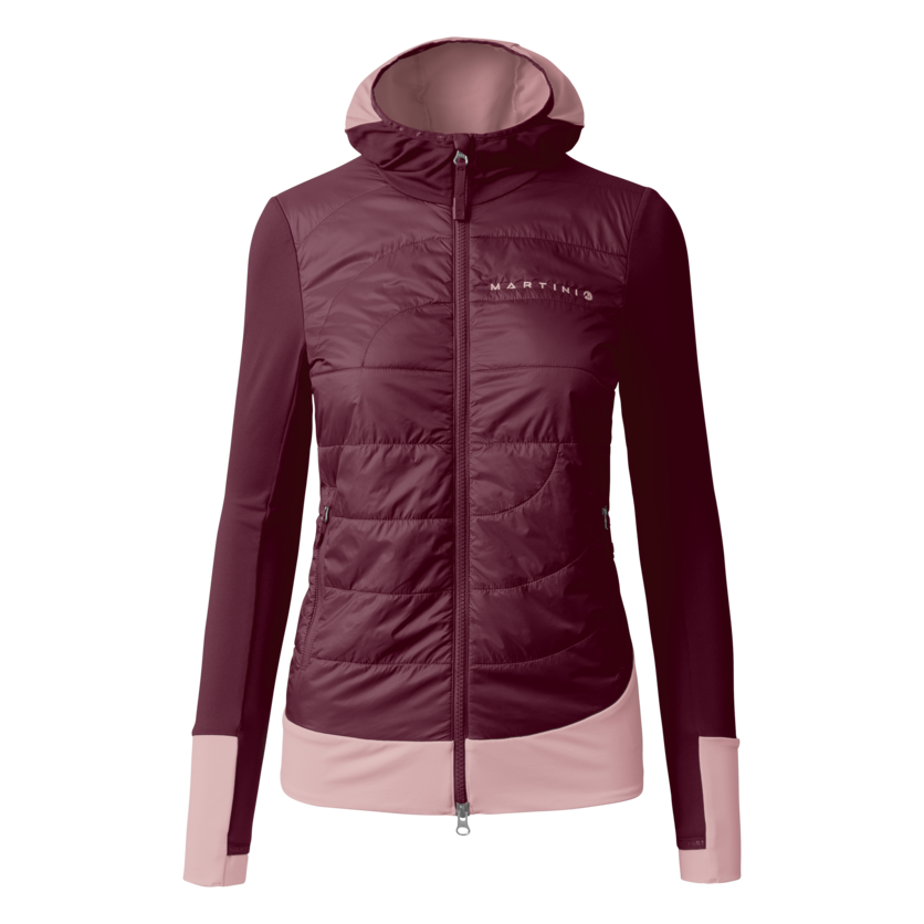 Martini Sportswear - VIA Hybrid Jacket Primaloft® Gold W - Hybridjacken in fairy tale-wild rose - Vorderansicht - Damen