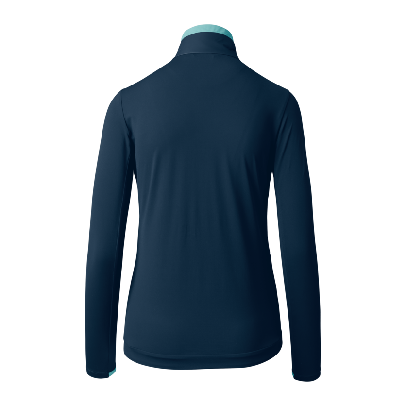 Martini Sportswear - ALPMATE Hybrid Jacket Primaloft® Gold W - Hybrid jackets in true navy-skylight - product.alttext.Rückansicht - Women