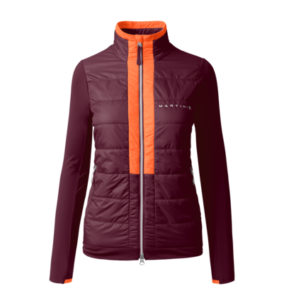 Martini Sportswear - ALPMATE Hybrid Jacket Primaloft® Gold W - Giacche ibride in fairy tale-mango - vista frontale - Donna