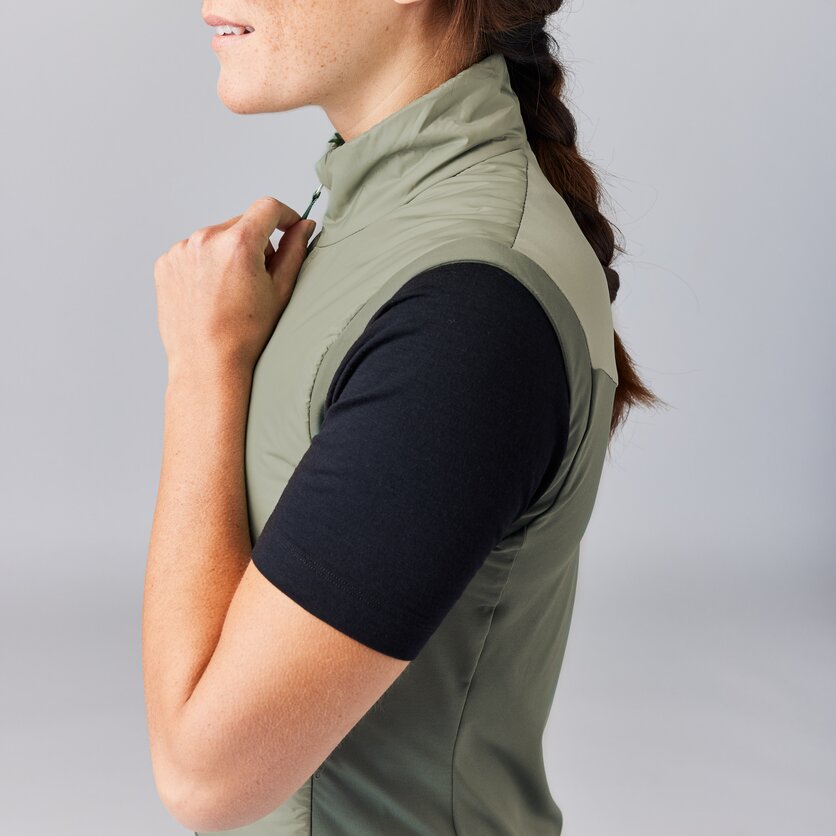 Martini Sportswear - ALPMATE Hybrid Vest G-Loft® W - Westen in tendril-mosstone - Detail 3 - Damen