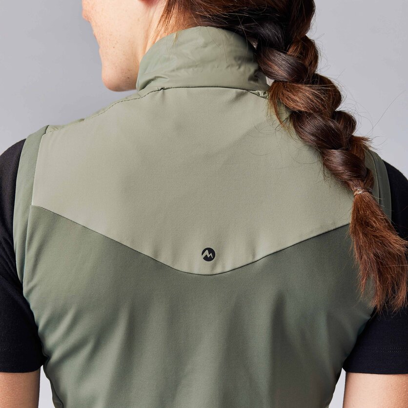 Martini Sportswear - ALPMATE Hybrid Vest G-Loft® W - Westen in tendril-mosstone - Detail 6 - Damen