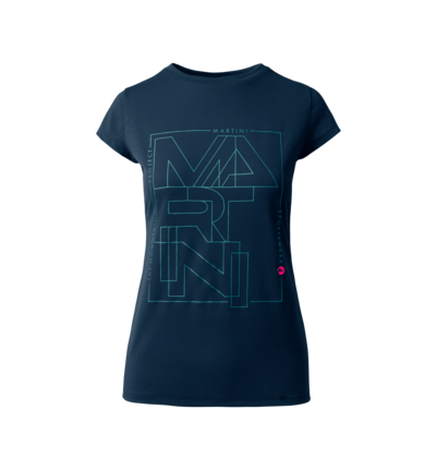 Martini Sportswear - ALPMATE Shirt W - T-Shirts in true navy - vista frontale - Donna