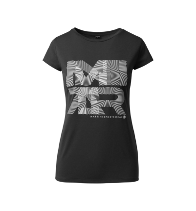 Martini Sportswear - HIGHVENTURE Shirt W - T-Shirts in black-white - Vorderansicht - Damen