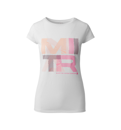 Martini Sportswear - HIGHVENTURE Shirt W - T-Shirts in white-mango - vista frontale - Donna