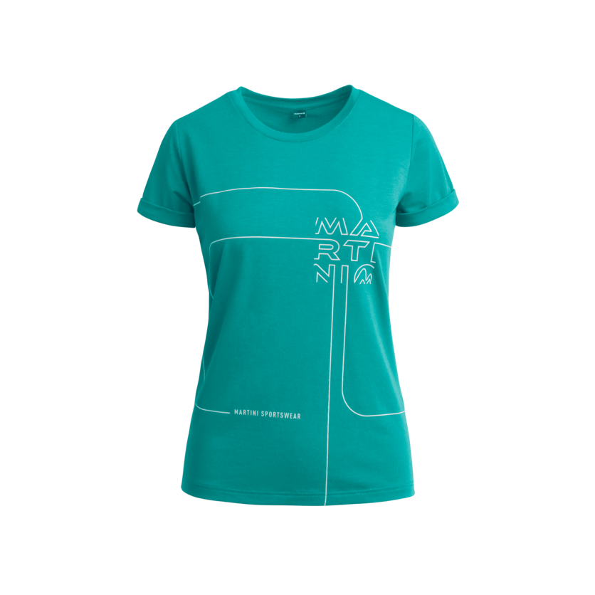 Martini Sportswear - SENSE - T-Shirts in atlantis - product.alttext.Vorderansicht - Damen