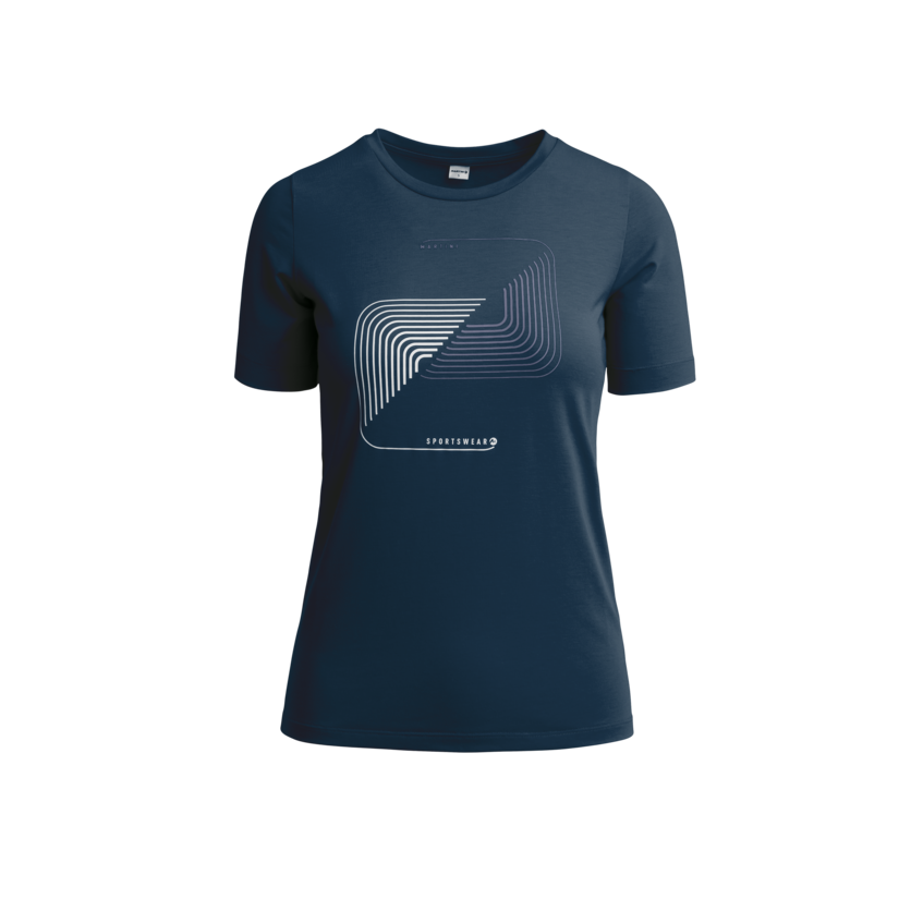 Martini Sportswear - PROSPER - T-Shirts in true navy-denim - product.alttext.Vorderansicht - Damen