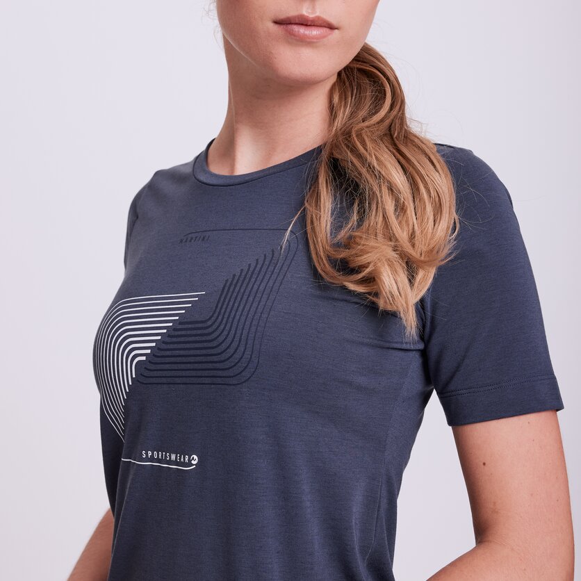 Martini Sportswear - PROSPER - T-Shirts in true navy-denim - product.alttext.Detail 2 - Damen