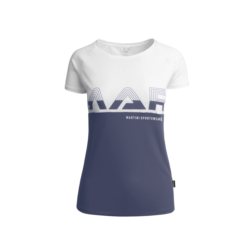 Martini Sportswear - CLASSY - T-Shirts in denim-white - product.alttext.Vorderansicht - Damen