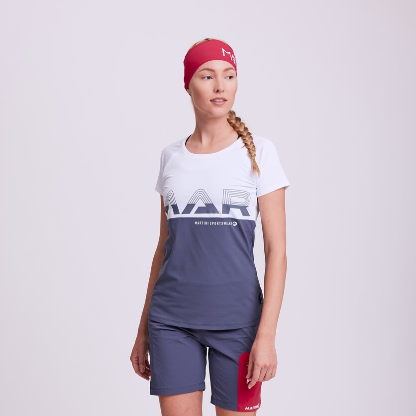 Martini Sportswear - CLASSY - T-Shirts in true navy-white - product.alttext.Vorderansicht Model - Damen