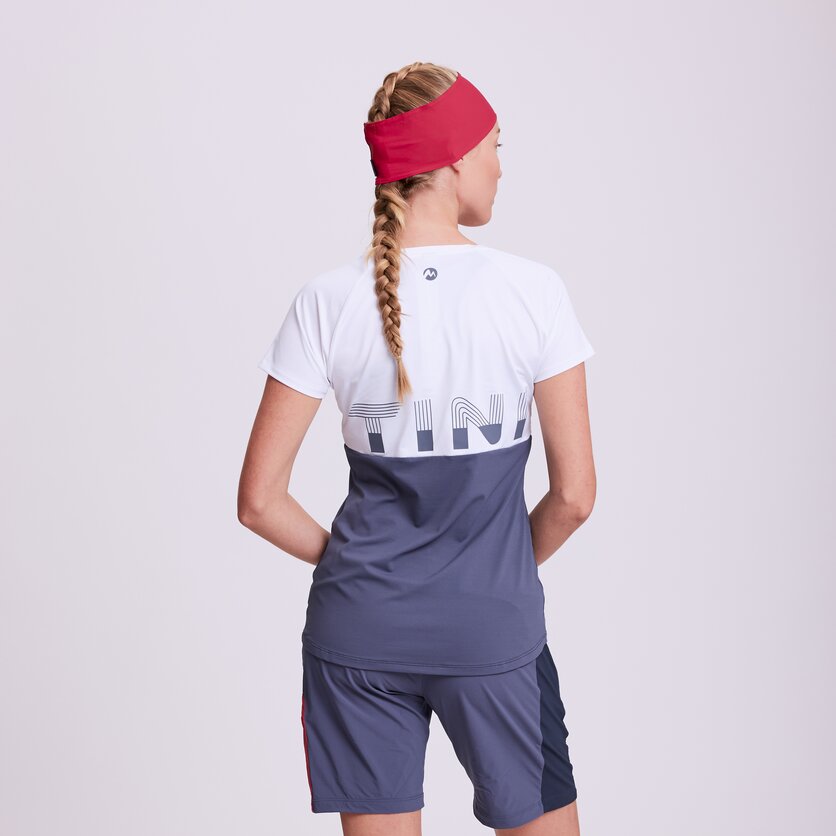 Martini Sportswear - CLASSY - T-Shirts in true navy-white - product.alttext.Rückansicht Model - Damen