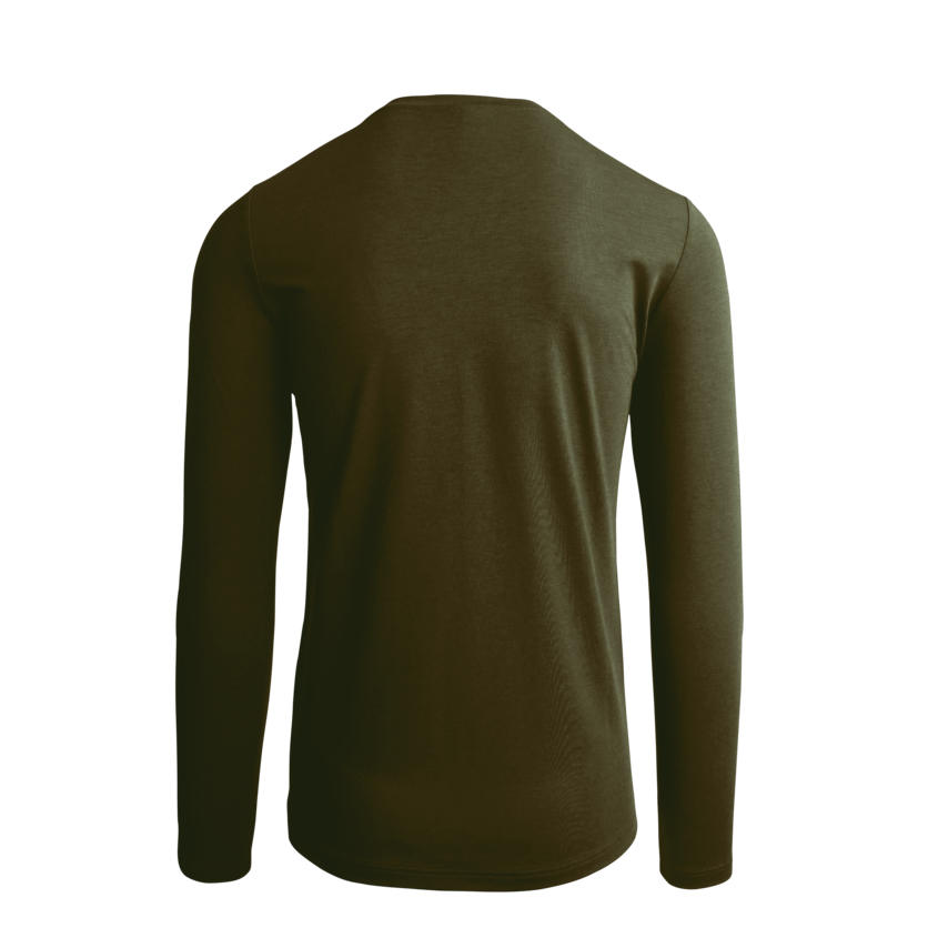 Martini Sportswear - STONECROP - Langarmshirts in olive-wild lime - Rückansicht - Herren