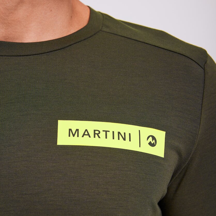 Martini Sportswear - STONECROP - Longsleeves in black-white - Detail 1 - Men