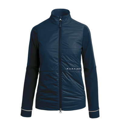 Martini Sportswear - MTN WORLD - Giacche ibride in Blu Scuro - vista frontale - Donna