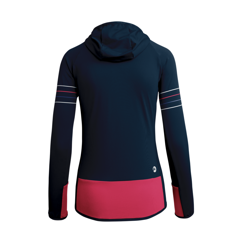 Martini Sportswear - VENTURE - Hybridjacken in true navy-jelly - Rückansicht - Damen