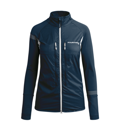 Martini Sportswear - PUSH.LIMITS - Hybrid Jackets in Dark Blue - front view - Women