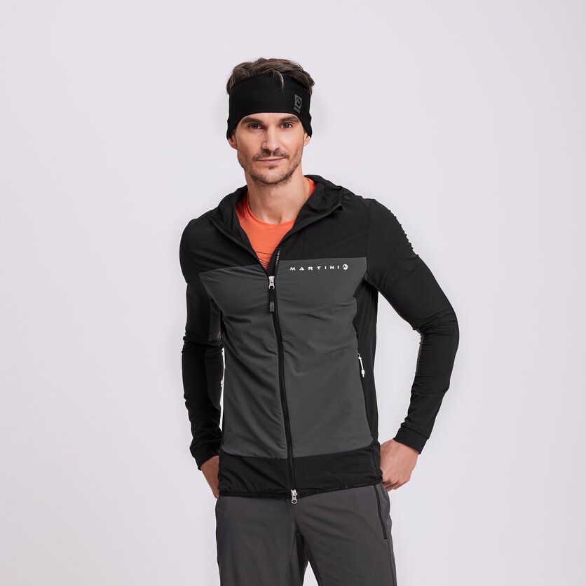 Martini Sportswear - TRAILBLAZER - Strati intermedi in olive-black - vista frontale modello - Uomo