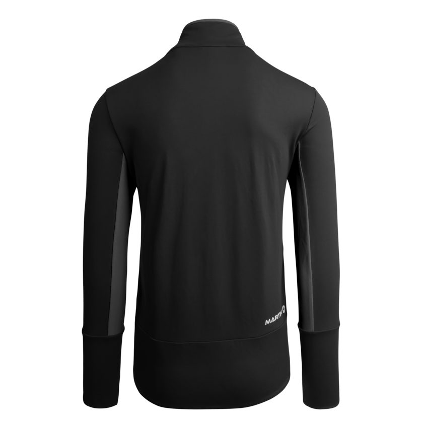 Martini Sportswear - UPTURN - Midlayers in steel-black - rear view - Men