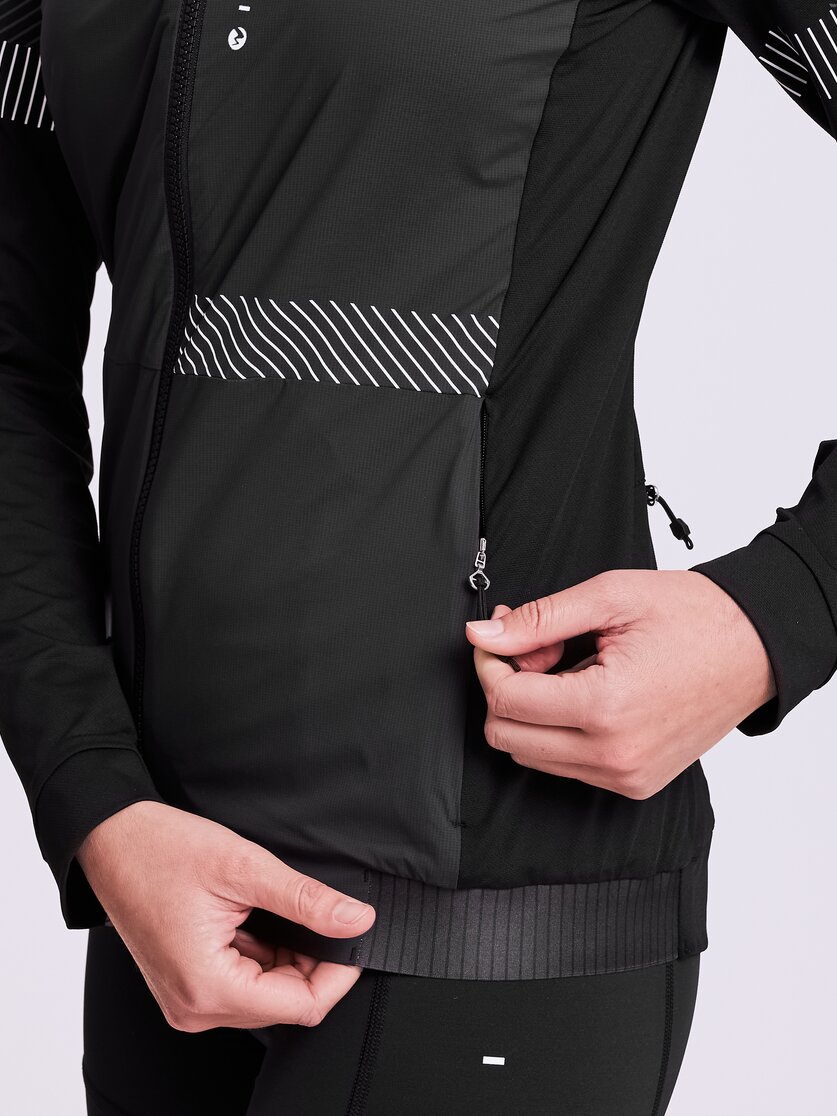 Martini Sportswear - ANTENNA - Hybrid jackets in black-steel-white - Detail 1 - Women