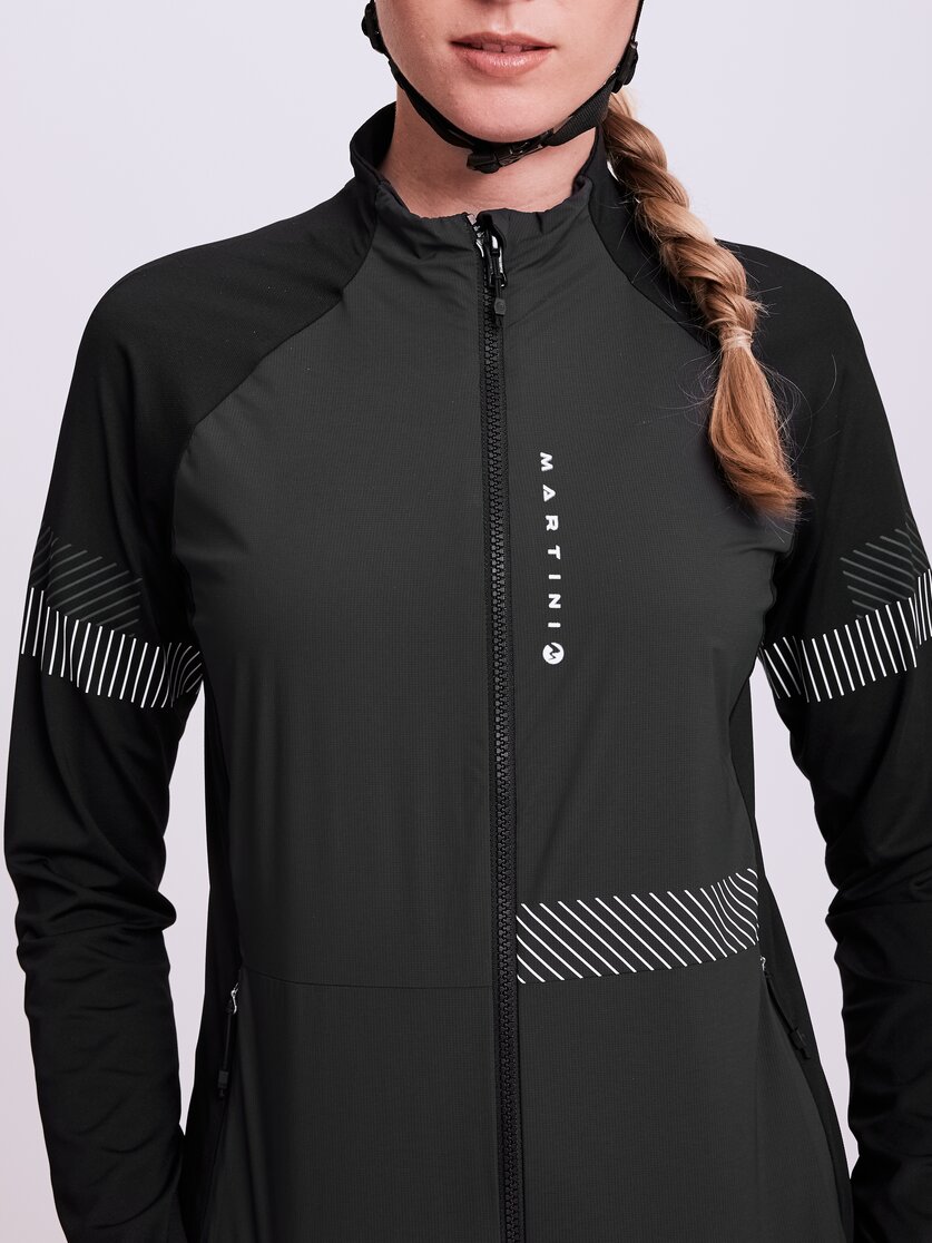 Martini Sportswear - ANTENNA - Hybrid jackets in black-steel-white - Detail 2 - Women