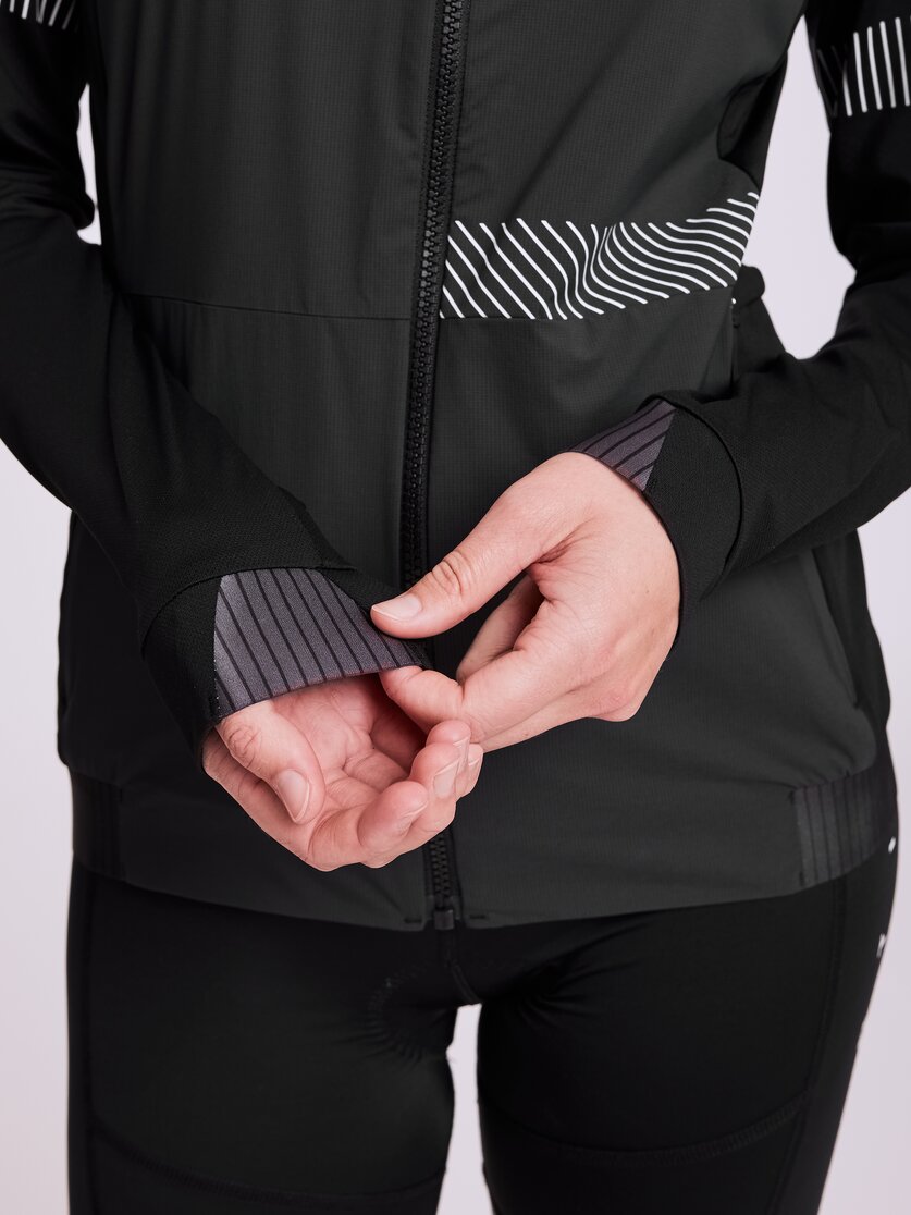 Martini Sportswear - ANTENNA - Hybrid jackets in black-steel-white - Detail 6 - Women