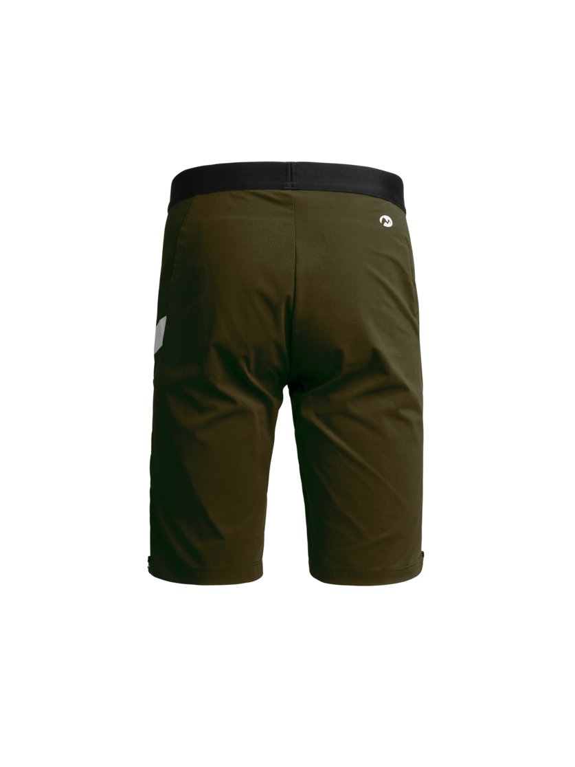 Martini Sportswear - CLIPPER - Shorts in olive-white - rear view - Men