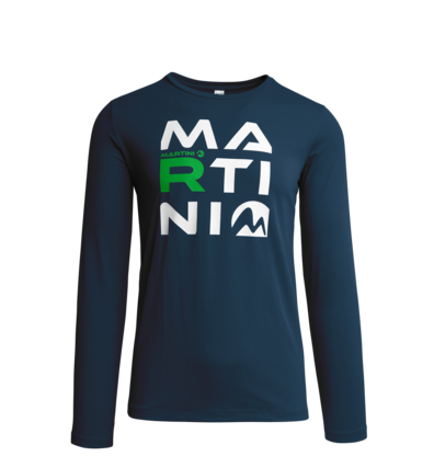 Martini Sportswear - FUNFACT - Longsleeves in Dark blue-Green - front view - Men