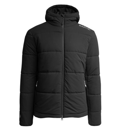 Martini Sportswear - BENEFIT - Primaloft & Gloft Jackets in Black - front view - Men