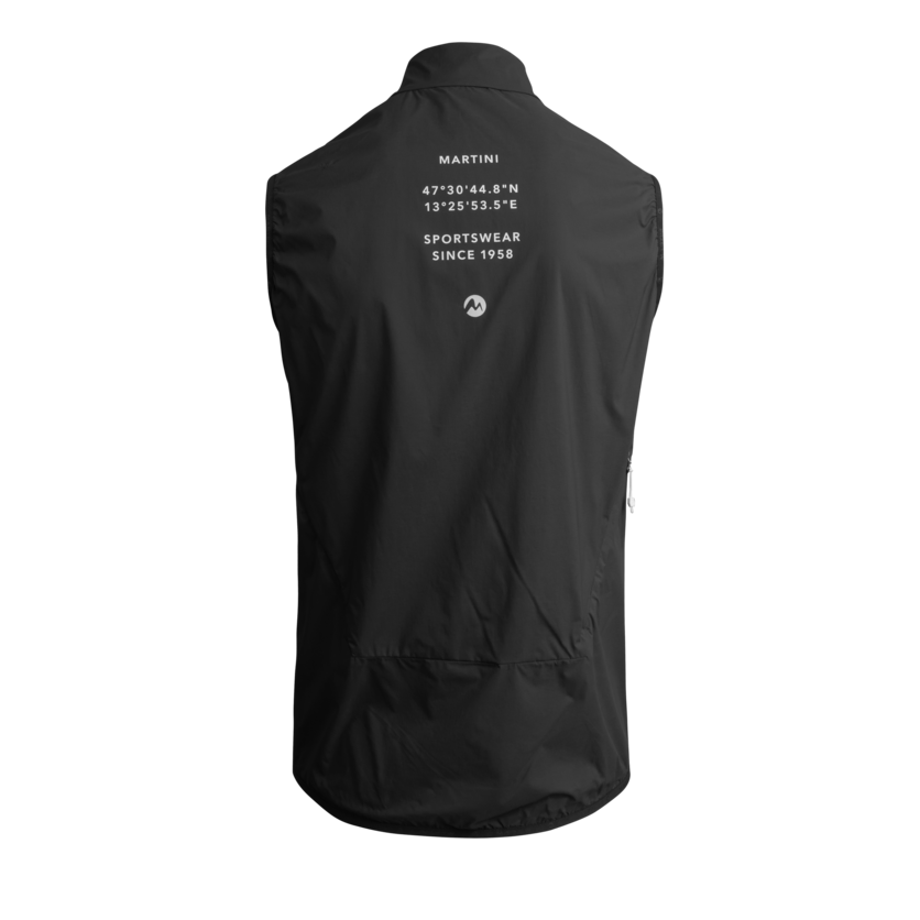 Martini Sportswear - BELLINO - Gilet in black - vista posteriore - Uomo