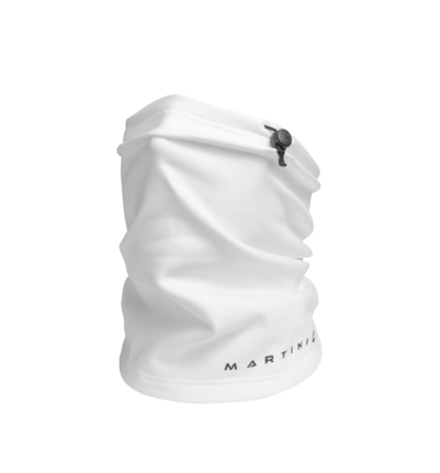 Martini Sportswear - BE.SAFE - Neck warmer in white - front view - Unisex