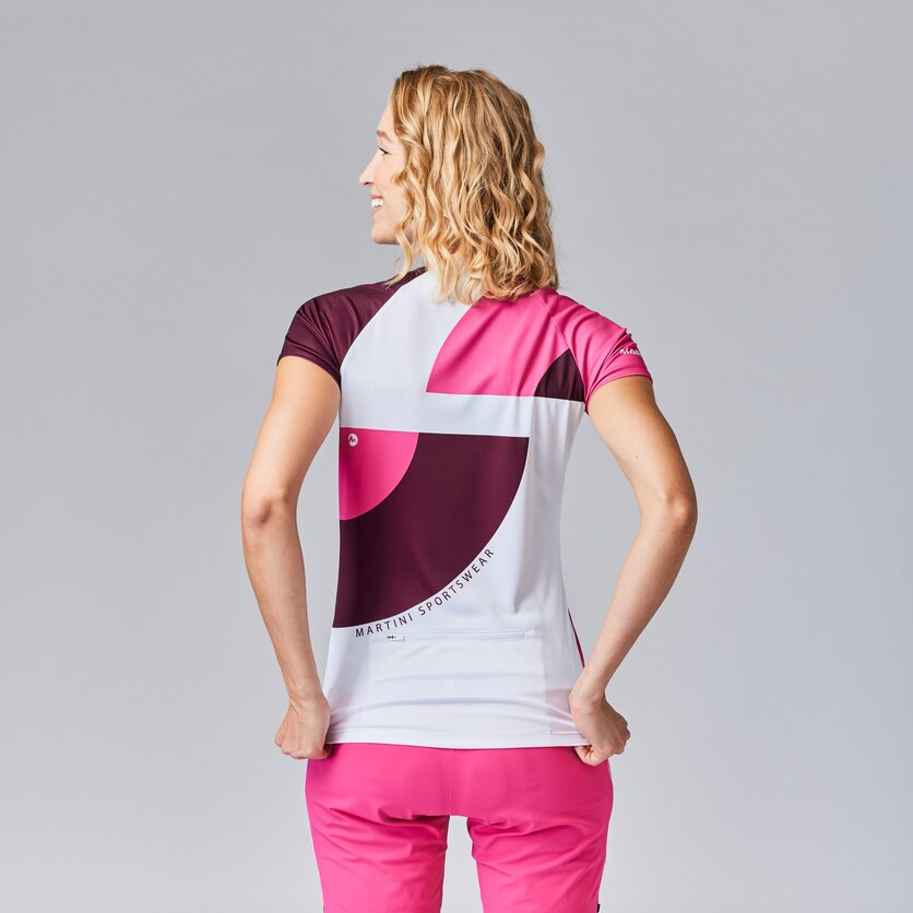 Martini Sportswear - SUNRISE Halfzip Shirt W - T-Shirts in skylight-true navy - product.alttext.Rückansicht Model - Women