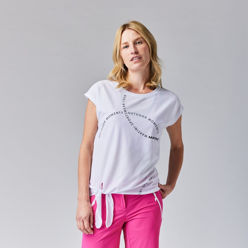 Martini Sportswear - FIRSTLIGHT Shirt Straight W - T-Shirts in white - product.alttext.Vorderansicht Model - Damen