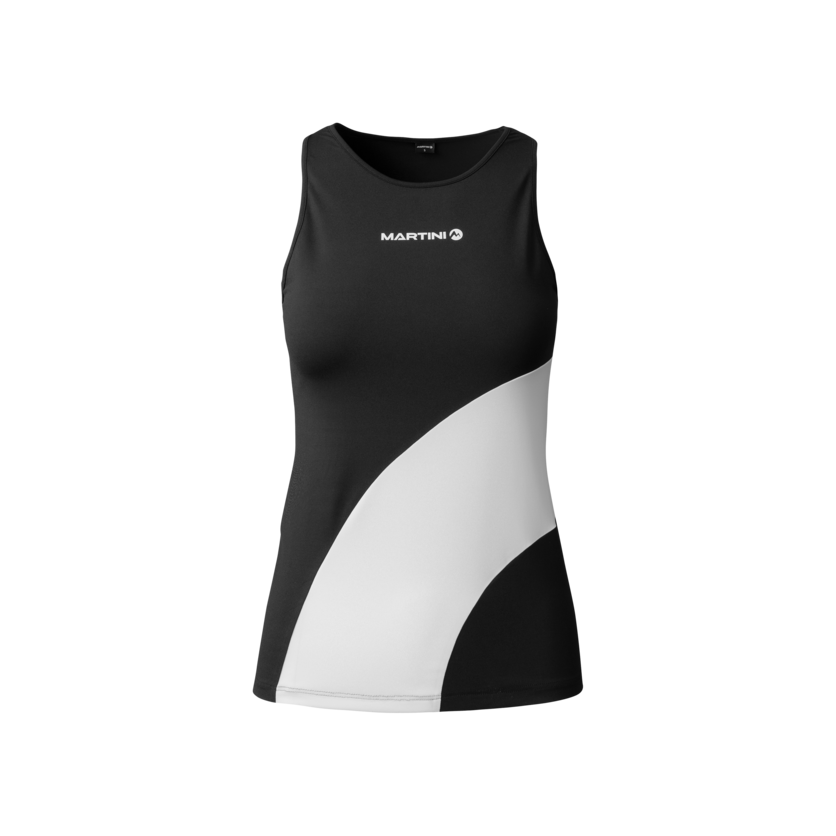 Martini Sportswear - ALPMATE Sleeveless Shirt Dynamic W - Tops in black-white - product.alttext.Vorderansicht - Damen