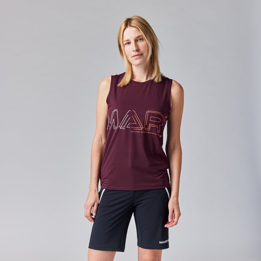 Martini Sportswear - FIRSTLIGHT Sleeveless Shirt Dynamic W - Tops in moon - product.alttext.Vorderansicht Model - Damen