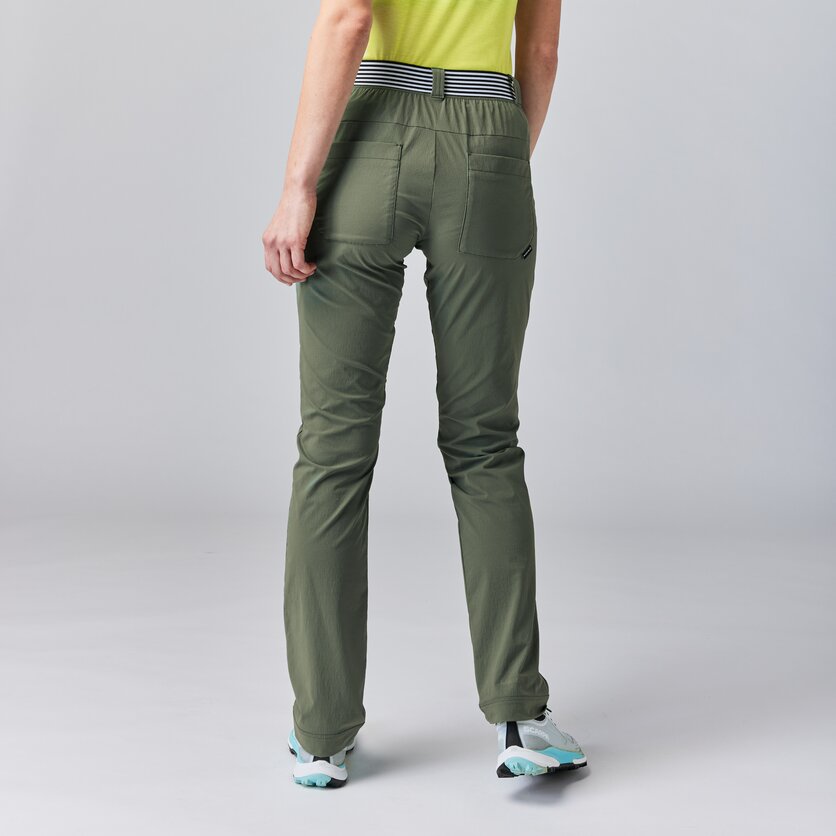 Martini Sportswear - HIGHVENTURE Pants W - Pantaloni lunghi in mosstone - vista frontale modello - Donna