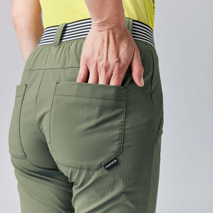 Martini Sportswear - HIGHVENTURE Pants W - Long pants in mosstone - Detail 1 - Women