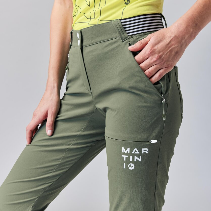 Martini Sportswear - HIGHVENTURE Pants W - Lange Hosen in mosstone - Detail 3 - Damen