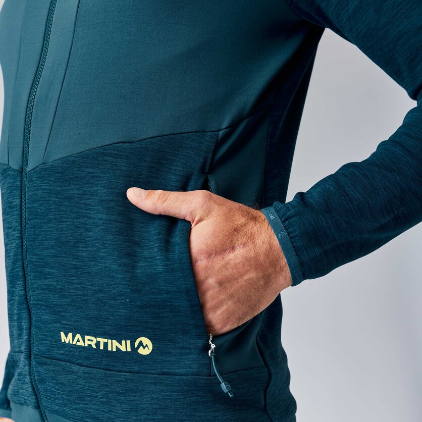 Martini Sportswear - TREKTECH Midlayer Jacket M - Midlayers in shadow-saffron - product.alttext.Detail 2 - Men