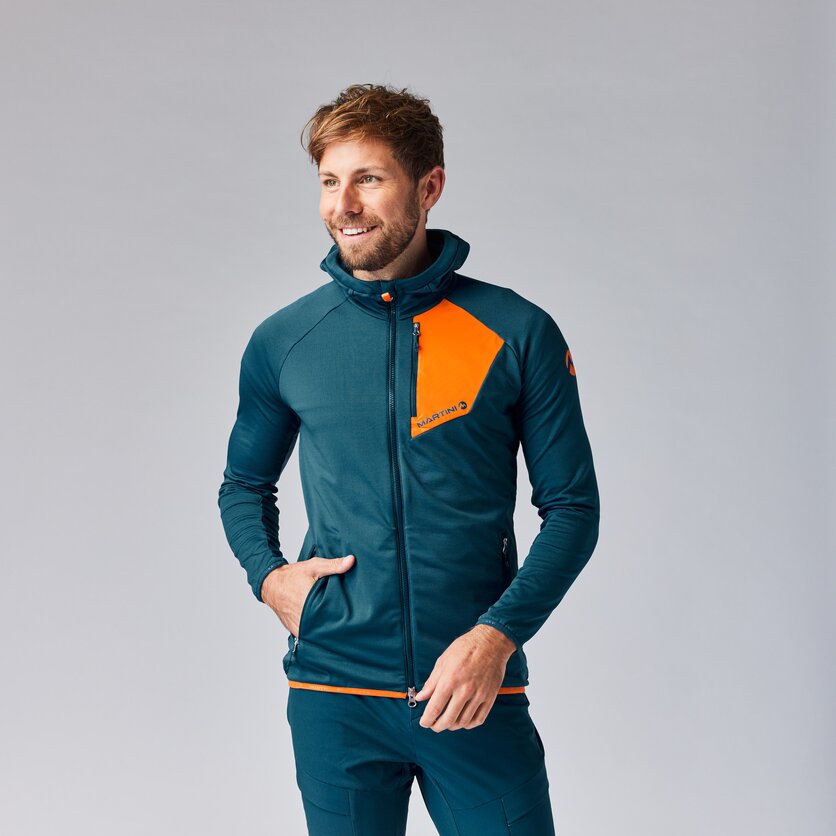 Martini Sportswear - HIGHVENTURE Midlayer Jacket M - Fleecejacke in horizon-true navy - product.alttext.Vorderansicht Model - Herren