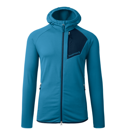 Martini Sportswear - HIGHVENTURE Midlayer Jacket M - Fleece in horizon-true navy - front view - Men