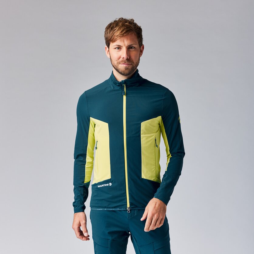 Martini Sportswear - HILLCLIMB Midlayer Jacket M - Midlayers in shadow-saffron - product.alttext.Vorderansicht Model - Herren