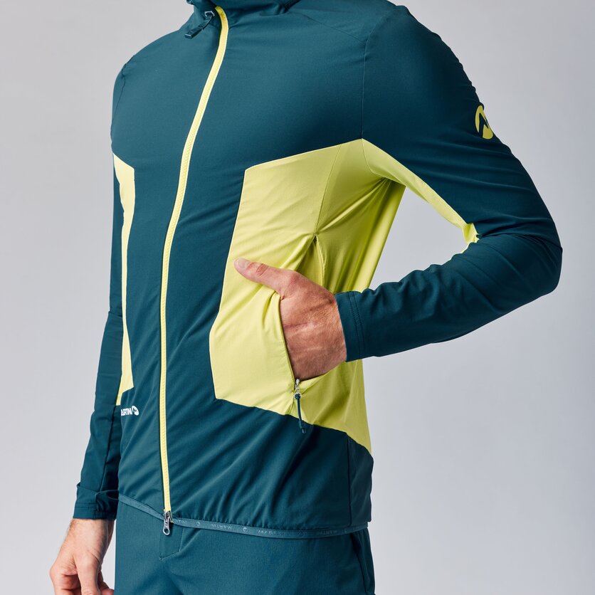 Martini Sportswear - HILLCLIMB Midlayer Jacket M - Midlayers in shadow-saffron - product.alttext.Detail 1 - Herren