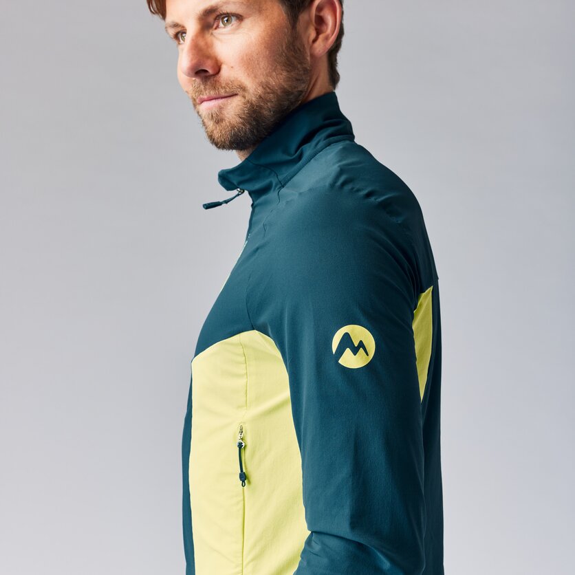 Martini Sportswear - HILLCLIMB Midlayer Jacket M - Midlayers in shadow-saffron - product.alttext.Detail 3 - Herren