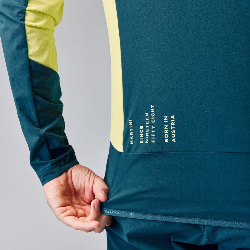 Martini Sportswear - HILLCLIMB Midlayer Jacket M - Midlayers in shadow-saffron - product.alttext.Detail 4 - Herren