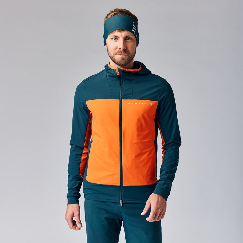 Martini Sportswear - ALPMATE Midlayer Jacket M - Midlayers in shadow-saffron - product.alttext.Vorderansicht Model - Herren