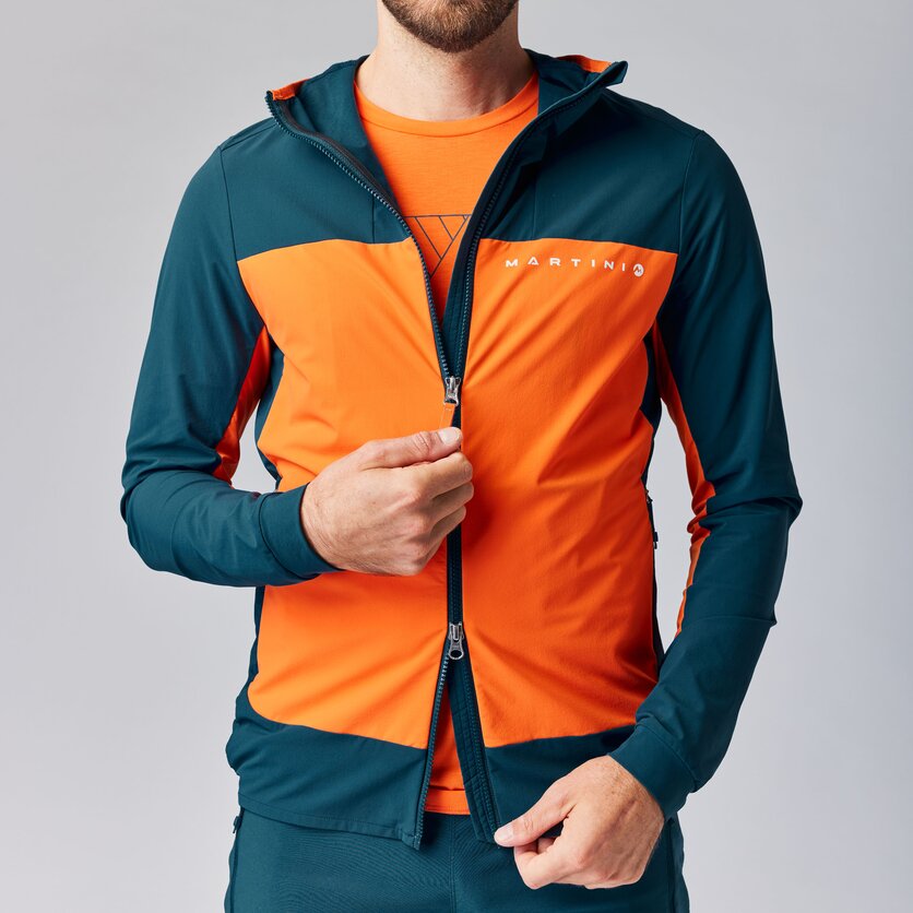 Martini Sportswear - ALPMATE Midlayer Jacket M - Midlayers in shadow-saffron - product.alttext.Detail 2 - Herren